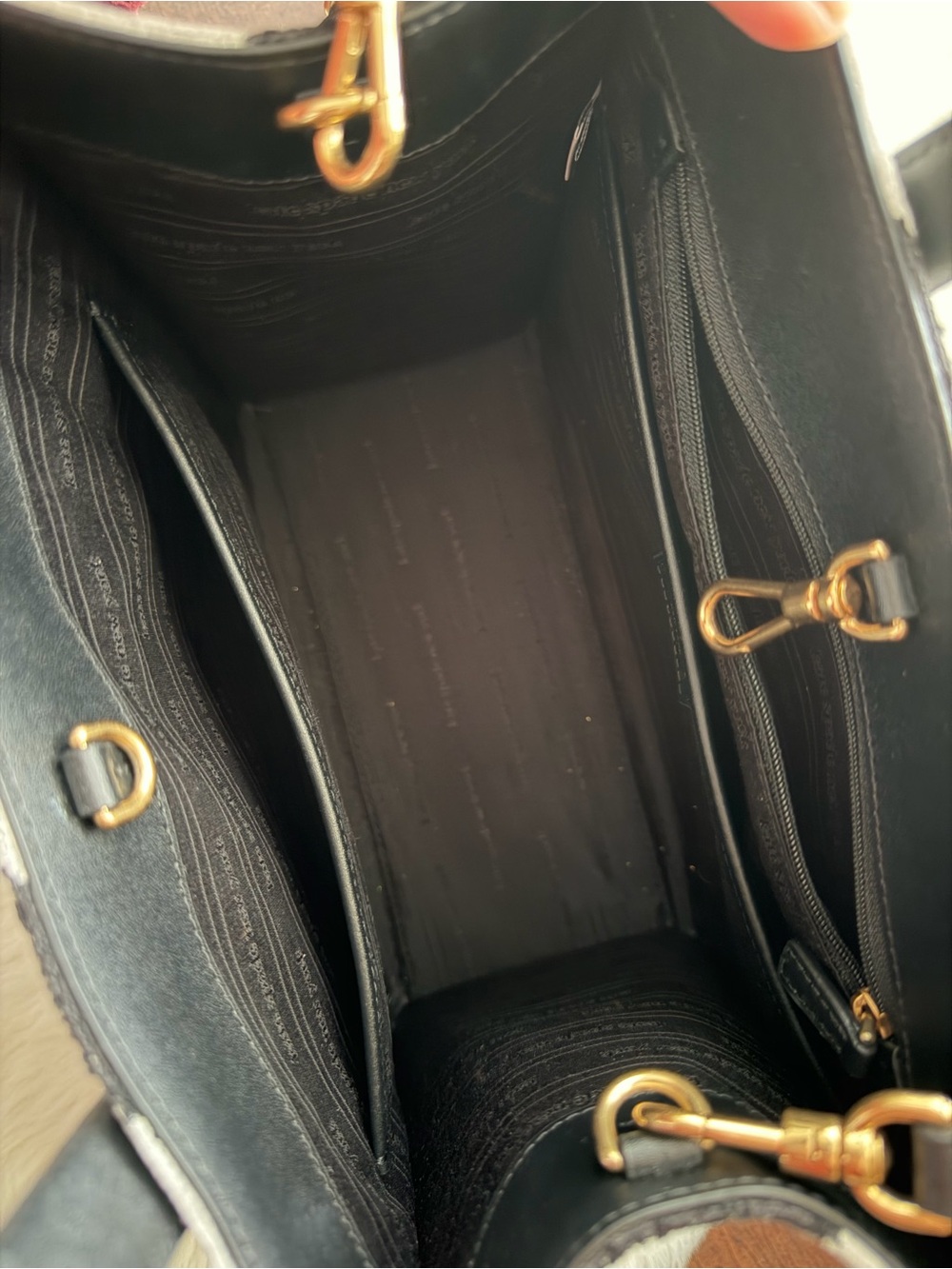 New ! kate spade Black & White Zebra Print Tote - Picture 9 of 9